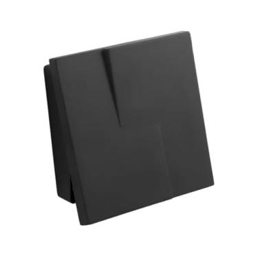 Imagem de Acabamento Válvula Descarga metal Preto Fosco