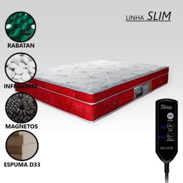 Imagem de Colchão Queen Size 1,58x1,98 m D33 Com Massageador e Controle Operacio