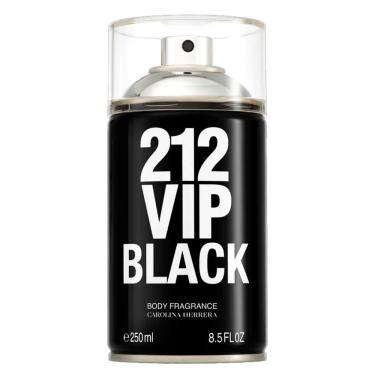 Imagem de Perfume Carolina Herrera 212 Vip Black Body Spray Masculino 250ml