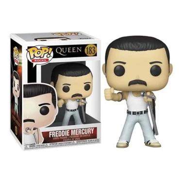 Imagem de Funko Pop! Rocks: Queen - Freddie Mercury (Live Aid) #183