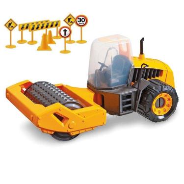 Imagem de Brinquedo Trator Compactador Construction Machine Gigante