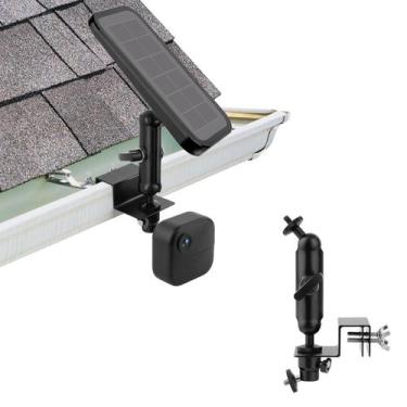 Imagem de Suporte de calha para câmera de segurança e painel solar Mippko