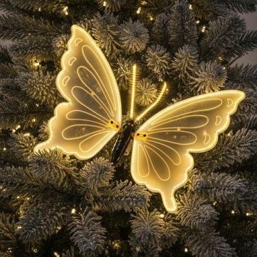 Imagem de Borboleta dinâmica com asas de PVC bivolt prova d'água 60cm - Novidade