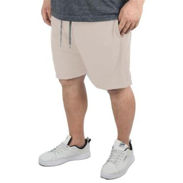 Imagem de Short Plus Size Bermuda Tactel Elastano Extra Grande - BUTU BIRU, G5, 