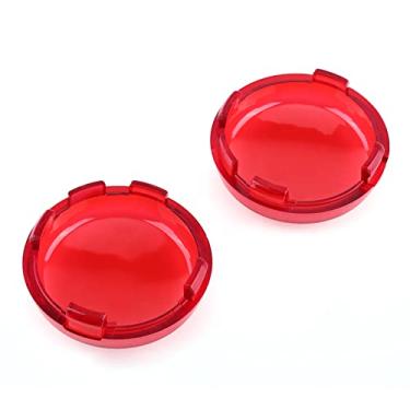 Imagem de ZJchao Acessórios para Deslizamento de Rua, Sinais de Mudança de Direção de Motocicleta, Tampas de Lente de Sinal de Mudança de Plástico Com par de Sinais de de Luz, Tampa de Lente para de de