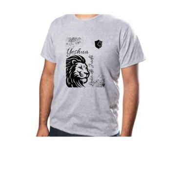 Imagem de Blusas Camisa Personalizada Estampa Frase Religioso Yeshua Leão de Jud