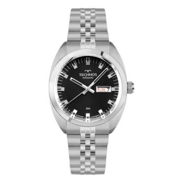 Imagem de Relógio Technos Masculino Automatico Prata - 8205Oo/1P