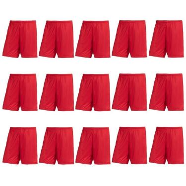 Imagem de Kit Atacado 15 Calções PMC Futebol Masculino