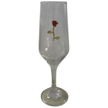 Imagem de Taça Pomba Gira Rosa Vermelha Champagne Buffet Nadir 186 Ml