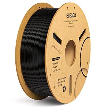Imagem de ELEGOO Filamento PLA Plus 1,75mm Preto 1KG, Filamento PLA+ de Impressora 3D mais Resistente e mais Forte Precisão Dimensional Pro +/- 0,02 mm, Carretel de 1kg (2,2lbs)
