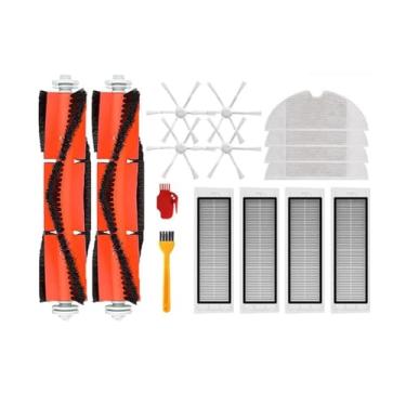 Imagem de Filter Mop Cloth Compatible With Xiaomi Mi Robot Vacuum Mop 2 STYTJ03ZHM Mijia Robot Vacuum Cleaner Accessories Main Side Brush Spare Parts(16pcs)