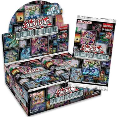 Imagem de Konami Yu-Gi-Oh! Labirinto de Memórias, Box com 24 Boosters, 7 Cartas por Pacote, Edição em Português