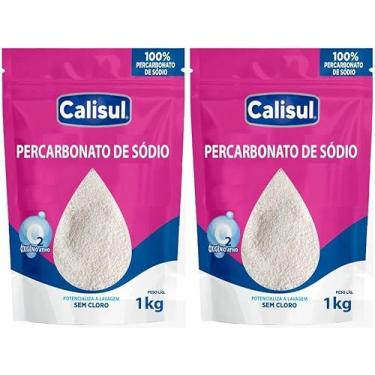 Imagem de Kit 2 KG Percarbonato de Sódio 100% Puro - Tira Machas - Lava Roupas, Clareador, Branqueador, Alvejante – Sem Cloro - Para Roupas Brancas e Coloridas