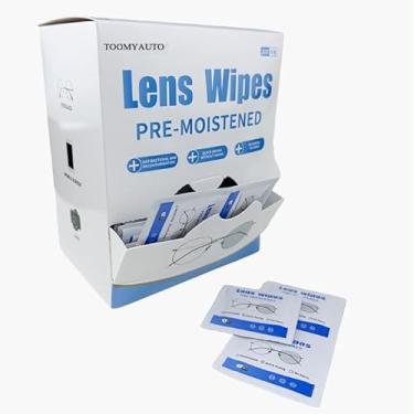 Imagem de 200 lenços umedecidos para limpeza de lentes para óculos, telefones, computadores, câmeras e todos os lenços de limpeza de lentes, macios e suaves, embalados individualmente