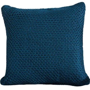 Imagem de Capa De Almofada Atacama New Decotiva 45x45cm Azul Cobalto