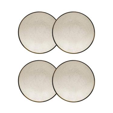 Imagem de Conjunto 4 Pratos Fundos 20,5cm Brisa Cerâmica Oxford