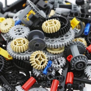 Imagem de Peças de blocos de construção de 2 libras compatíveis com Lego TECHNIC
