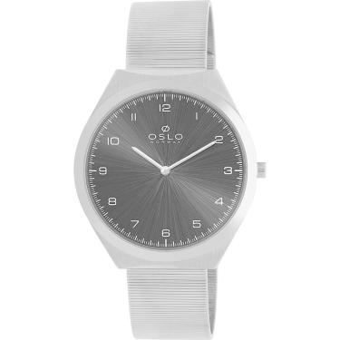 Imagem de Relógio Oslo Masculino Ref: Ombsssvx0001 P2sx Slim Prateado