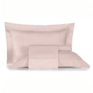 Imagem de Jogo de Cama King 4 Peças Altenburg Algodão Lux 200 Fios  Inspire Rosa
