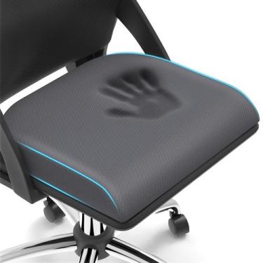 Imagem de Almofada de assento TranquilRelax de espuma macia grande para cadeira 