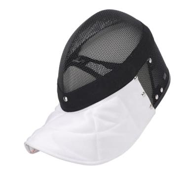 Imagem de RiToEasysports Máscara de Esgrima, Malha de Aço Carbono, Visão Clara, à Prova de Facadas, Capacete de Proteção para Treinamento (XS)