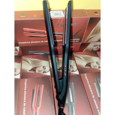 Imagem de Prancha de Cabelo Dupla Camada Economy – Cerâmica, Alta Temperatura 450°C, Liso Duradouro