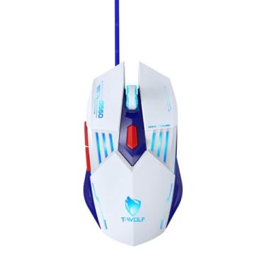 Imagem de Mouse G560 6D Light Game RGB 3200 DPI 7 Botões Design Ergonômico Gamer (Branco)