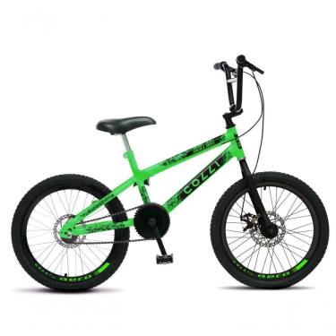 Imagem de Bicicleta Colli Skill Boy Aro 20 Aero Guidão Cross Bmx Tam 14 Freios A Disco Verde