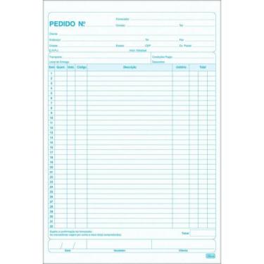 Imagem de Impresso Talao de Pedido 1/18 1 Via 50 Folhas (7891027955779) - Tilibr