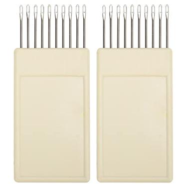 Imagem de Conjunto de ferramentas de agulha de transferência 10 garras Acessórios para máquinas de tricô profissionais Sem arranhões Plástico durável Material de aço inoxidável Universal