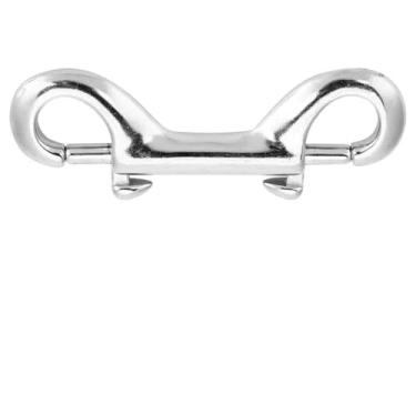 Imagem de Clipe de Gancho de Extremidade Dupla de Aço Inoxidável, Parafuso de Pressão, Fivela de Mergulho Durável para Acessórios de Mergulho (115mm)