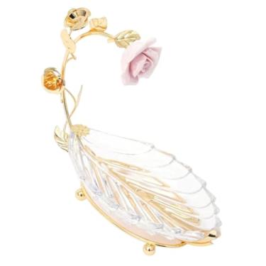 Imagem de FytStycale Bandeja de folhas, prato de frutas, travessa, suporte de bolo, utensílios para servir festas e feriados