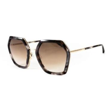 Imagem de Óculos Solar Ana Hickmann Ah90002 G21  Brilho Demi Lente  Degradê-Feminino