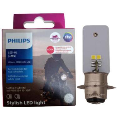 Imagem de Lâmpada Farol Led M5 Philips 6000k Biz, Pop, Bros 150 09..12
