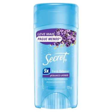 Imagem de Desodorante Antitranspirante Stick Gel Secret pH Balanced Lavender 73g