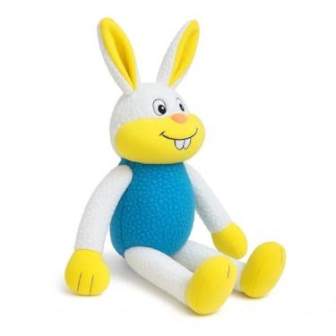 Imagem de Coelho de Pelúcia Grande com Apito Brinquedo Mordedor para Cachorros