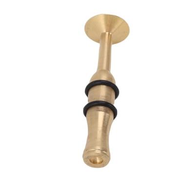 Imagem de POENVFPO Boca de Treinador de Embocadura de Metal, Bocal de Sopro de Latão Com Design de Extremidade Dupla para Sax de Clarinete de Trompete e Trombone, Dispositivo de Fortalecimento Muscular de