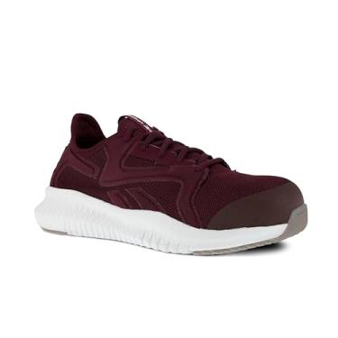Imagem de Reebok Tênis de trabalho feminino Flexagon 3.0 Safety Toe Athletic Work, Borgonha, 36