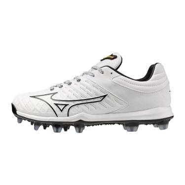 Imagem de Mizuno Chuteira feminina Pro Fp Low TPU Fastpitch, Branco/preto, 40