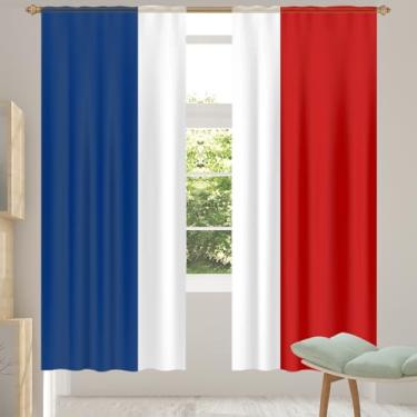 Imagem de 2 conjuntos de painéis cortinas étnicas transparentes com bandeira francesa, cortinas transparentes arejadas com filtro leve, painéis de cortina de porta e janela para sala de estar, quarto, jantar