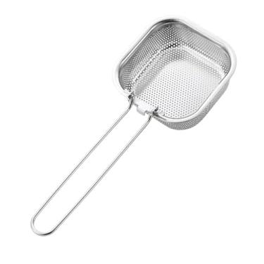 Imagem de Generic Escorredor de macarrão para fondue, utensílio de cozinha para branquear espaguete, cesto para massas e para cozinhar almôndegas de camarão, Quadrado