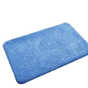 Imagem de Tapetes de Banheiro Soft Macio Absorvente Antiderrapante Secagem Rápida 40cm x60cm tapete de banheiro antiderrapante (TP-05 Azul(2))