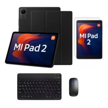 Imagem de Kit Capa Slim Para Xiaomi Redmi Pad 2 11" Polegadas + Teclado + Mouse + Película + Caneta (CLIQ.Envio)
