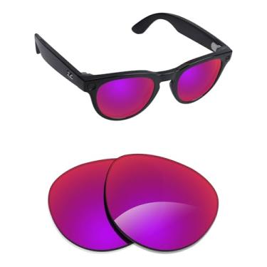 Imagem de Alphax Lentes de reposição polarizadas para óculos de sol Ray-Ban Meta Headliner RW4009F 51 mm - Opções, Midnight Sun espelhado