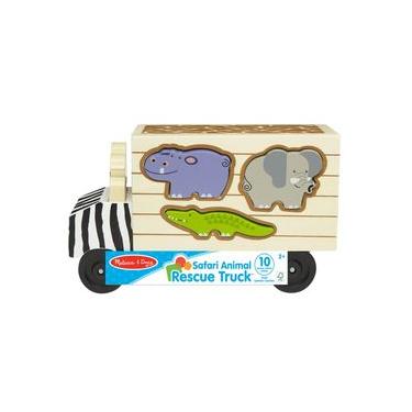 Imagem de Brinquedo Caminhão de Madeira Safari Resgate Melissa & Doug