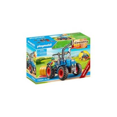 Imagem de Playmobil - Grande Trator Com Acessórios - Country - 71004