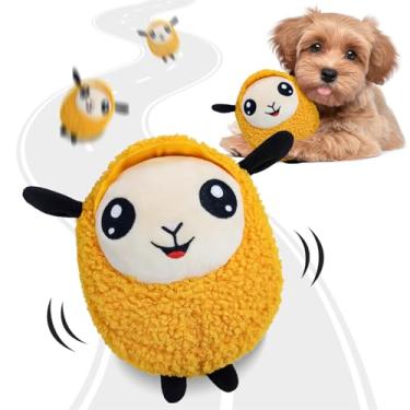 Imagem de Huimpet Brinquedos interativos para cães em movimento, bola de cachorro em movimento atualizada 2025, brinquedos de pelúcia recarregáveis para cães pequenos/médios/grandes para mantê-los ocupados