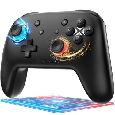 Imagem de Switch Controller, Wireless Pro Controller for Nintendo Switch 2/Switch/Lite/OLED, Bluetooth controllers with Hall joystic Compatible with iPhone/Mac/iPad/iOS/Android/Phone/PC/Steam and TV with
