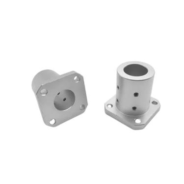 Imagem de Guia de alongamento suporte do eixo circular F.l.a.n.g.e. Diâmetro do furo do assento de fixação óptica plana 12 mm 16 mm 20 mm 25 mm 30 mm (flange quadrada, diâmetro do furo 16 mm)