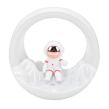 Imagem de aqxreight Espaço Noite Luz Regulável Lâmpada de Mesa Bonito Decoração do Quarto para Banheiro Sala Estar Branco